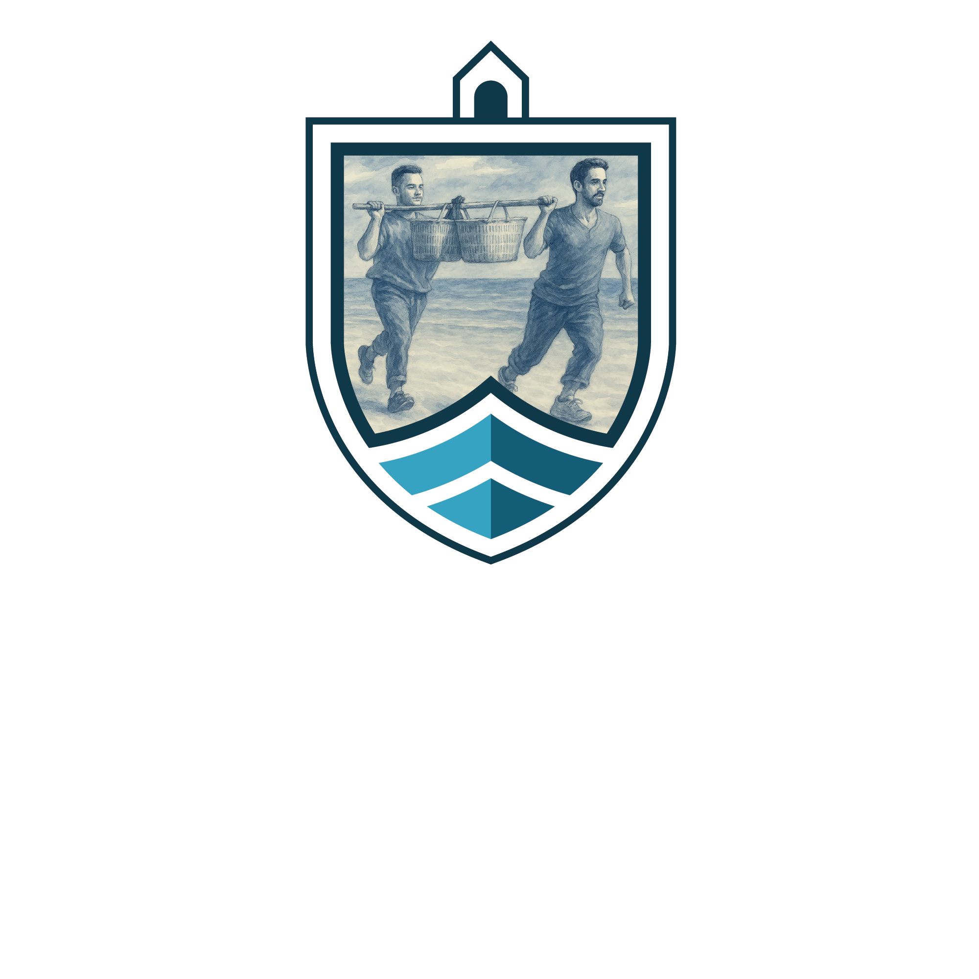 Logo verticale bianco
